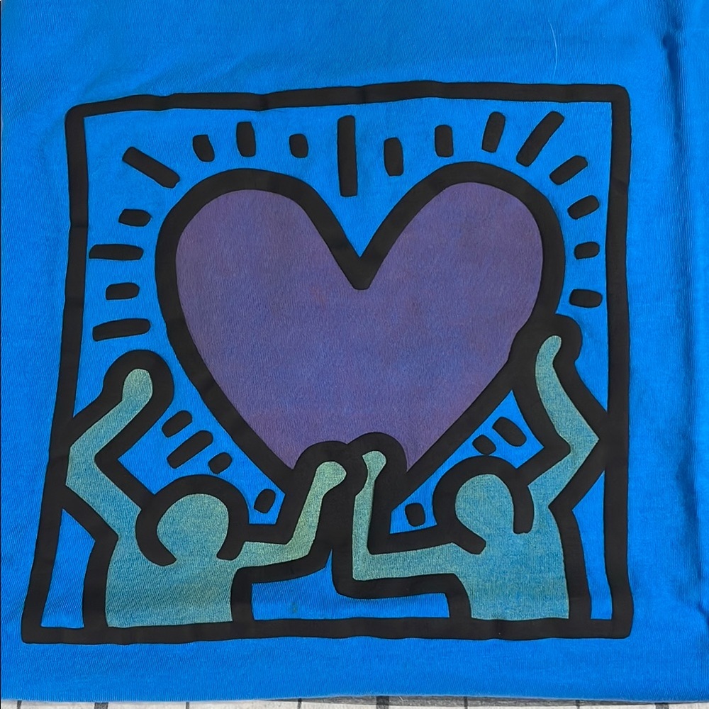 American Eagle Outfitters Blue Graphic Tee